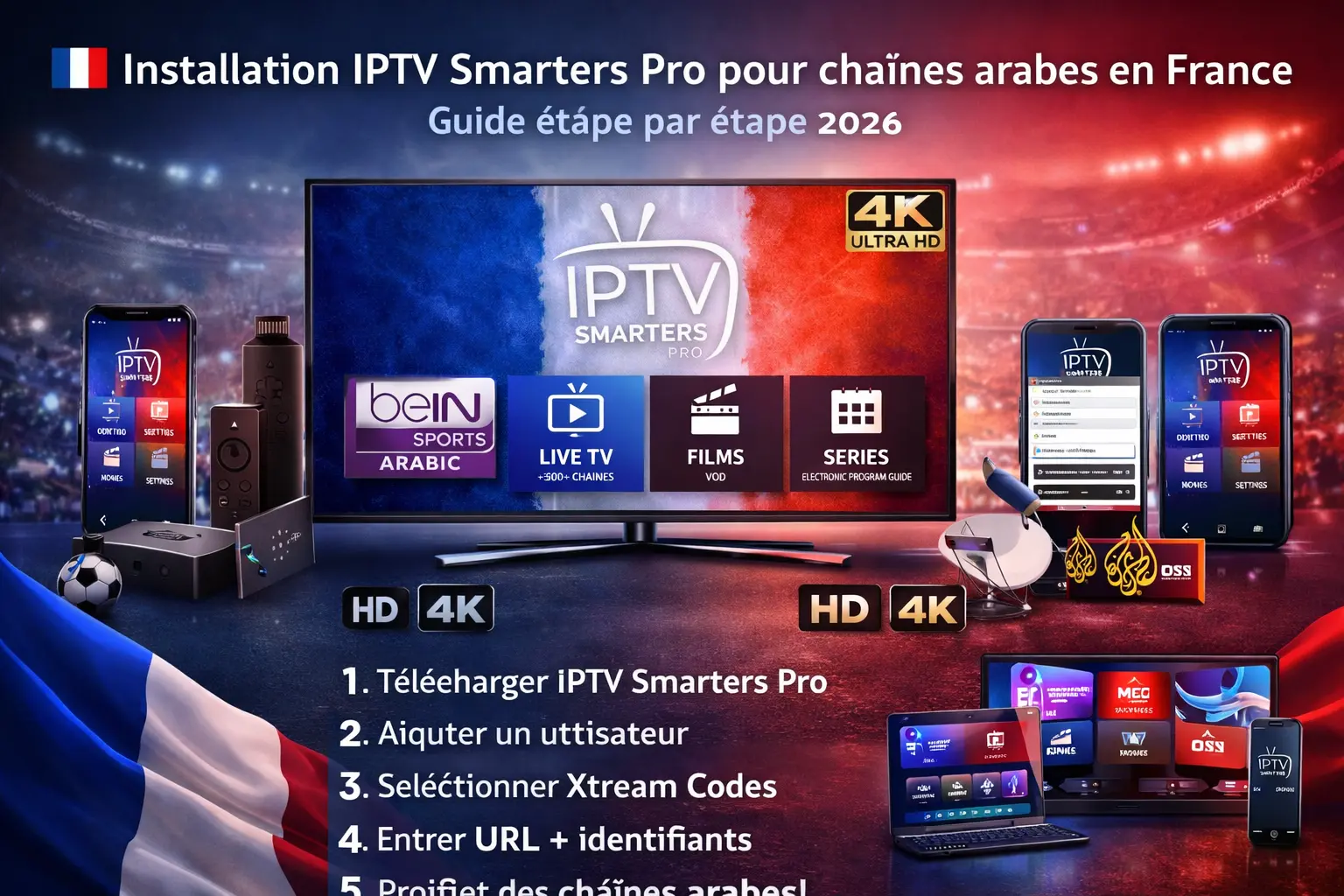 Beste Geräte für dein IPTV in Frankreich (2026)